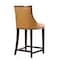 Manhattan Comfort Fifth Ave Counter Stool in Camel and Dark Walnut CS012-CL - alternate 2